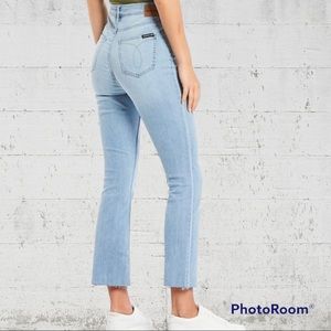 Calvin Klein High Rise Kicker Boot Jeans